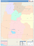 Buena Vista County Wall Map Color Cast Style